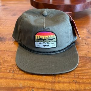 Scientific Anglers flat brim dope rope fly fishing hat